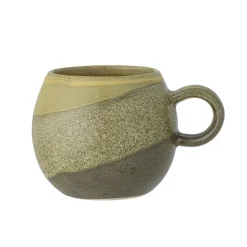 Tasse en grès vert D9xH8 cm Paula - Bloomingville