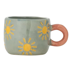 Tasse à espresso en grès bleu soleil Nini - Bloomingville
