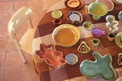 Tasse et soucoupe bleu rustique - HKliving