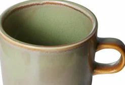 Tasse et soucoupe Vert mousse - HKLIVING