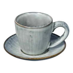 Tasse à expresso avec soucoupe Nordic Sea - Broste Copenhagen