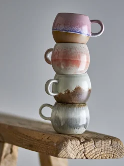 Tasse à expresso Paula en grès rose - Bloomingville