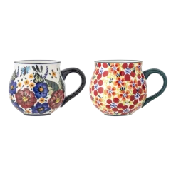 Tasse Fleuriste Grès Rouge - Bloomingville