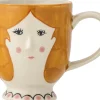 Tasse Jaya en grès orange - Bloomingville Mini