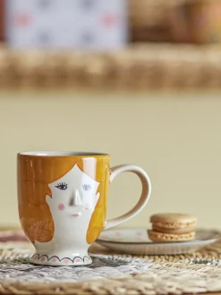 Tasse Jaya en grès orange - Bloomingville Mini