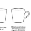 Tasse à latte en argile orange - HKLIVING