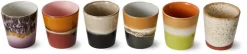 6 Tasses à café en terre cuite - HKliving