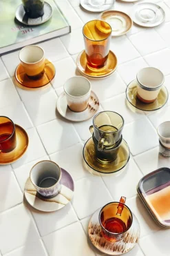 Tasses à café Mud Brown (lot de 4) - - HKLIVING
