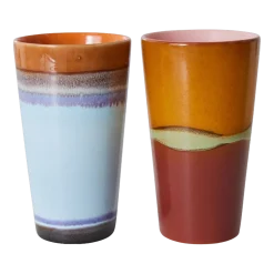 2 Tasses à latte Clash - HKliving