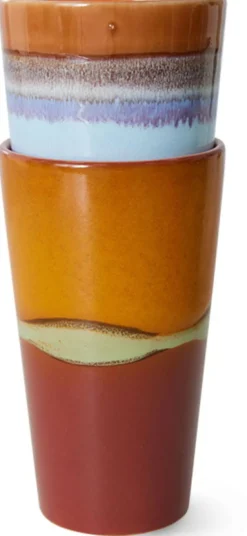 2 Tasses à latte Clash - HKliving