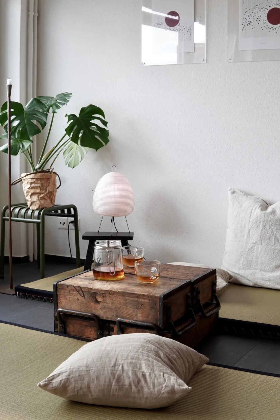 Tatami en jonc et paille de riz 90x200cm - Karup Design