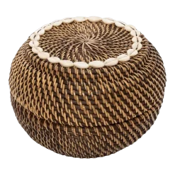 The Colonial Peek-A-Boo Basket - Marron naturel - M - Bazar Bizar