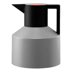 Thermos en plastique grise et noire 1L Geo Vacuum - Normann Copenhagen