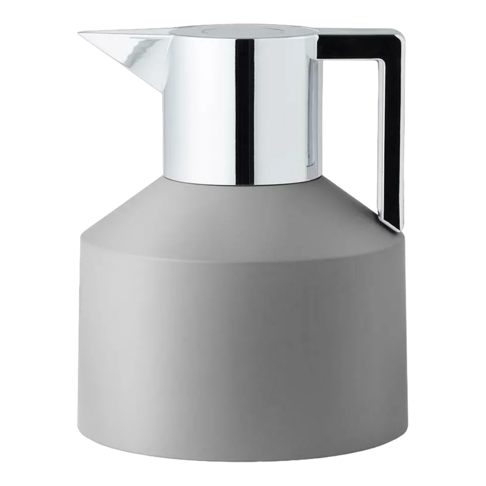 Thermos en plastique grise 1L Geo Vacuum - Normann Copenhagen