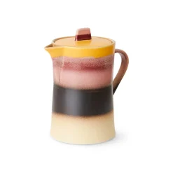 Théière en grès jaune coucher de soleil Vaisselle 70s - HKLIVING