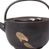 Théière en grès émaillé marron 15x17,5x15,5cm Koyo - Ferm living