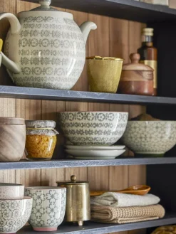 Torchon Ninna Coton Gris - Bloomingville