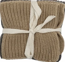 Torchon Ninna Coton Gris - Bloomingville