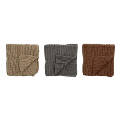 Torchon Ninna Coton Gris - Bloomingville