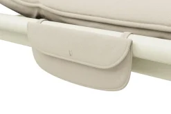 Transat en aluminium beige avec son matelas 212x97x39cm Sunbud - Fatboy