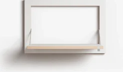 Tringle à vêtements en bouleau teinté blanc 60x40cm Hängrail Fläpps - Ambivalenz