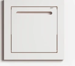 Tringle à vêtements en bouleau teinté blanc 40x40cm Hängrail Fläpps - Ambivalenz