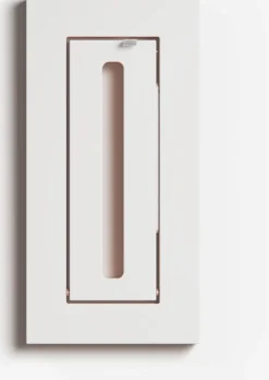 Tringle à vêtements en bouleau teinté blanc 20x40cm Hängrail Fläpps - Ambivalenz