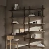 Triple étagère en chêne foncé 87cm Sector - Ferm living