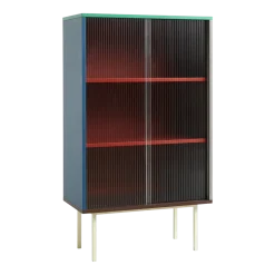 Vaisselier en bois Multi et portes vitrées Colour Cabinet - Hay