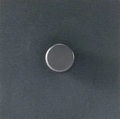 Variateur simple en acier inoxydable graphite 8,8cm Dimmers - Tala
