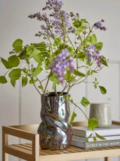 Vase Apio Grès Noir - Bloomingville