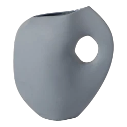 Vase bleu poudré Aura I - Schneid Studio