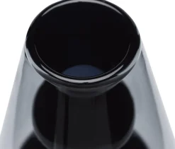 Vase conique en verre noir 22cm Bump - Tom Dixon