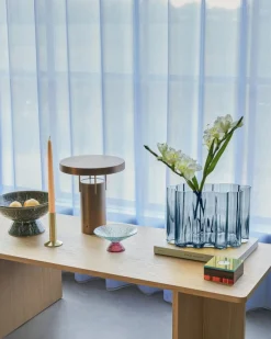 Vase d'ambre bleu - Hübsch