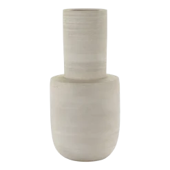 Vase décoratif en grès beige 25x25x5cm Volumes - Serax