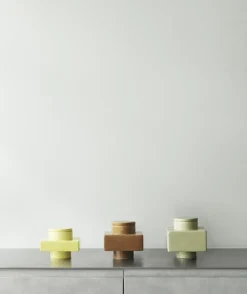Vase empilable blanc snow 12 cm s2 Deko - Normann Copenhagen