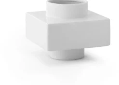 Vase empilable blanc snow 14 cm s3 Deko - Normann Copenhagen