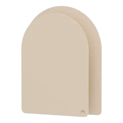Vase en acier beige cashew 25x20cm Fyona - Metallbude