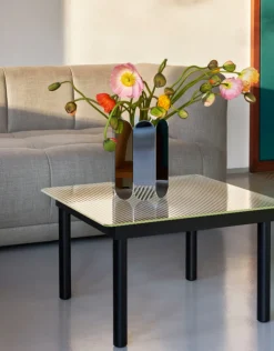 Vase en acier miroir Arcs - Hay