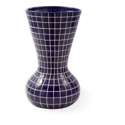 Vase en céramique bleu 36x62cm Hamam - Pols Potten