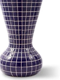 Vase en céramique bleu 36x62cm Hamam - Pols Potten