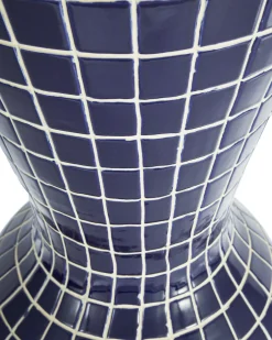 Vase en céramique bleu 36x62cm Hamam - Pols Potten