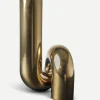 Vase en céramique émaillée doré 37cm Yourtube - Pols Potten