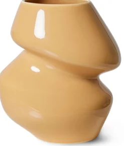 Vase en céramique Organic Cappuccino S - HKLIVING