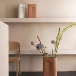 Vase en faïence beige 48 cm Ridge - Muuto