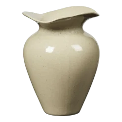 Vase en grès beige 16x22,5cm Florentina - Broste Copenhagen