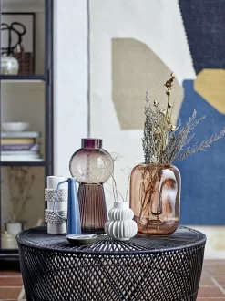 Vase en grès blanc Halfdan - Bloomingville