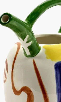 Vase en grès coloré 21x12x20cm Santiago de borja - Serax