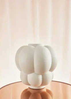 Vase en grès crème 35 x 32 cm Uva L - AYTM