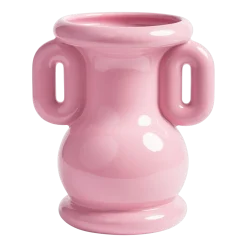 Vase en grès rose 23x18x26,5 cm Amfora - &Klevering
